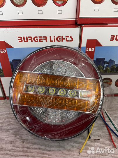 Светодиодные фонари на грузовик 6шт