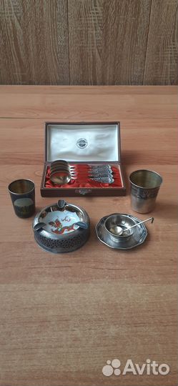 Серебряная посуда антикварная СССР