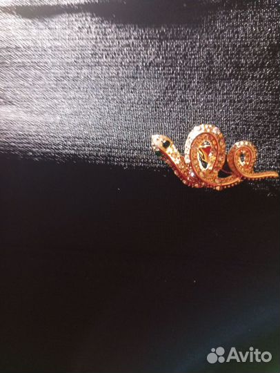 Змейка браслет + змейка брошь бижутерия