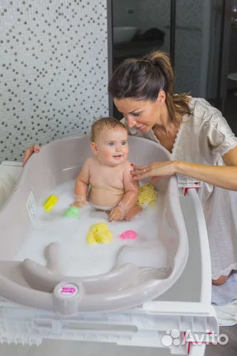 Ванна детская OK baby onda evolution с креплениями