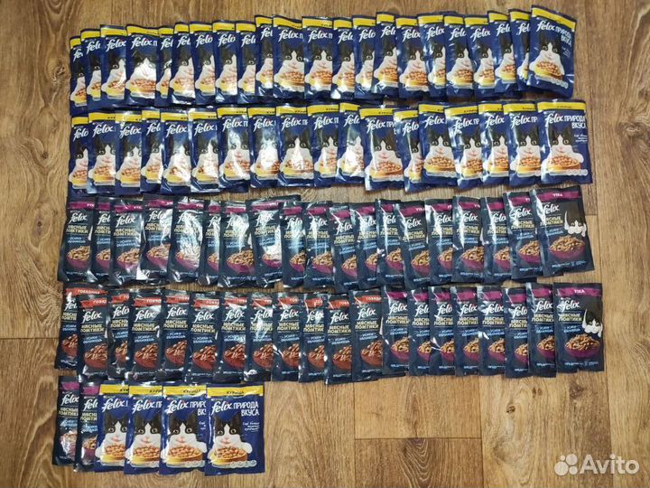 Влажный корм для кошек Felix