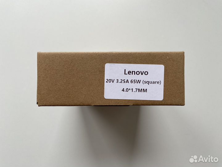Блок питания lenovo 20v 3.25a 65w 4.0 1.7мм