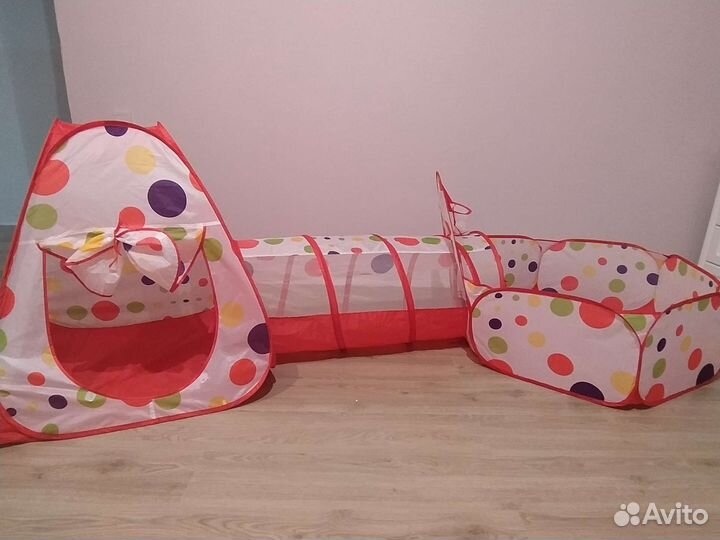 Палатка игровая детская с тоннелем