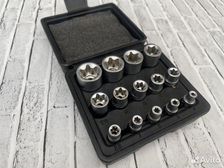 Набор торцевых головок на 14PCS