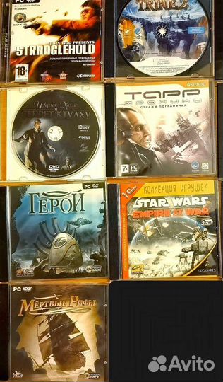 Компьютерные игры диски для пк (PC CD, DVD-box)
