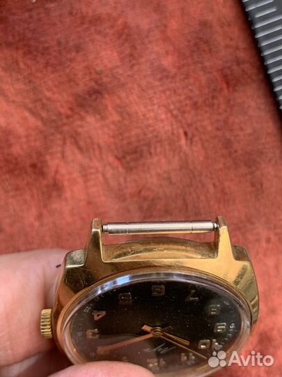 Мужские наручные часы СССР Луч позолочиный СССР
