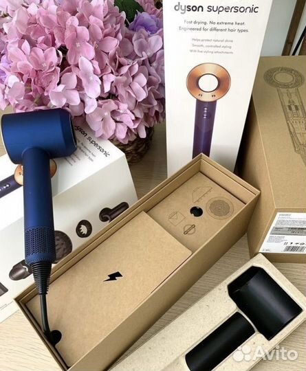 Фен dyson supersonic hd08 малайзия(premium) Синий