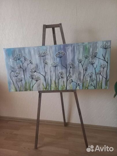 Картина маслом Укроп