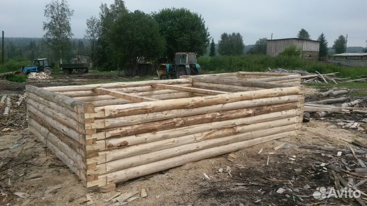 Сруб из осины 3 * 4 * 2,3