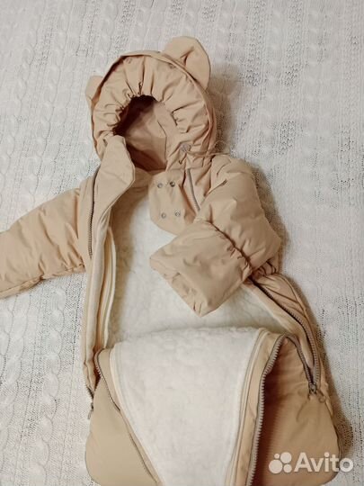 Комбинезон трансформер зимний 62-74