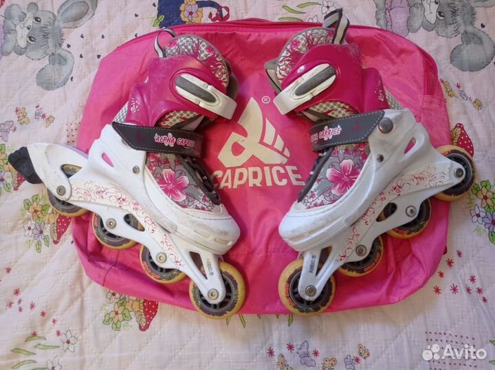 Роликовые коньки детские раздвижные