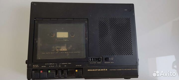 Marantz pmd222 портативный кассетный магнитофон