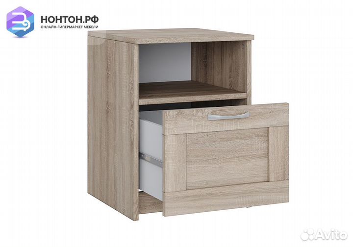 Тумба прикроватная Сириус дуб сонома 1 ящик