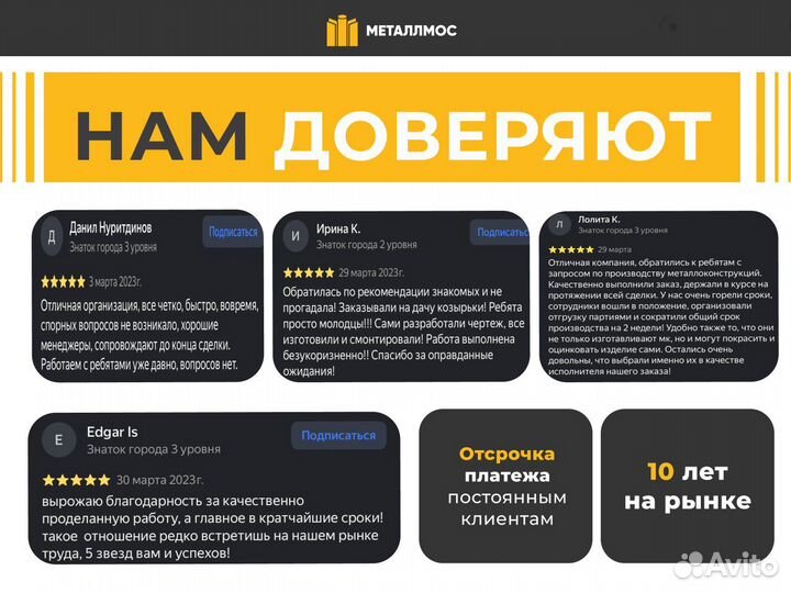 Изготовление металлоконструкций / Монтаж / Сварка