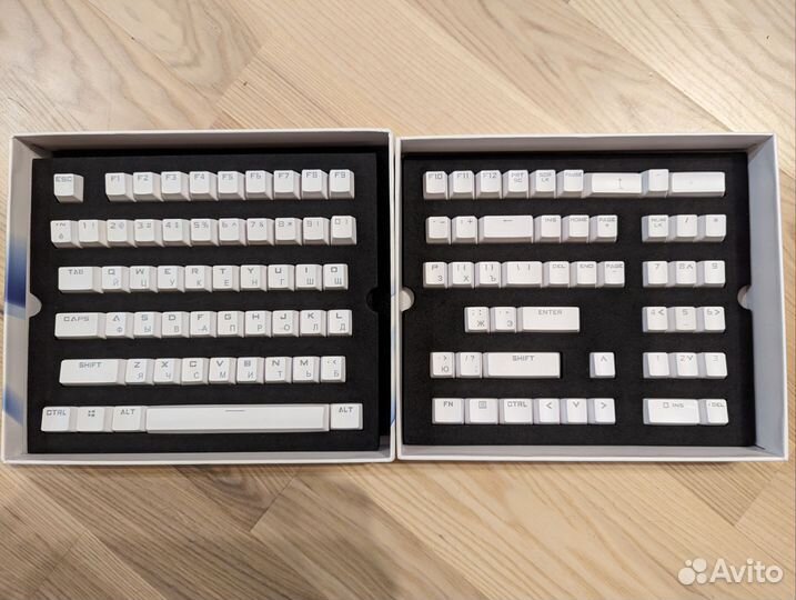Белые keycap для механической клавиатуры 108