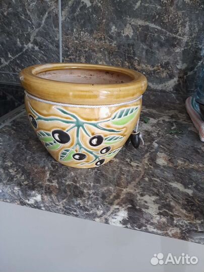 Горшок керамический для цветов