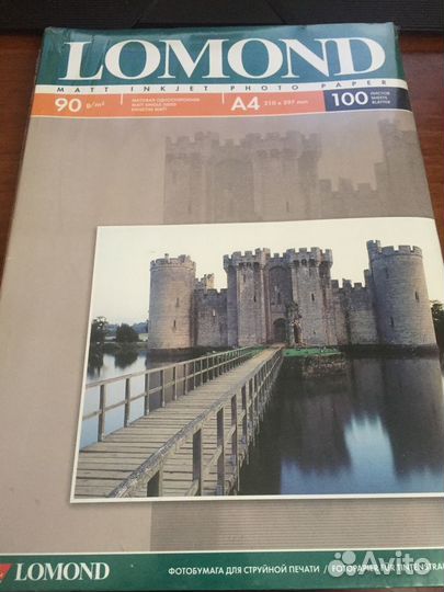 Фотобумага lomond А4 матовая100 листов
