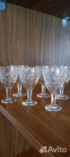 Хрустальные рюмки СССР