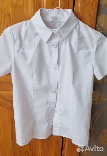 Блузка школьная девочке 140