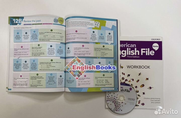 American English file Starter, комплект (SB,WB,CD)