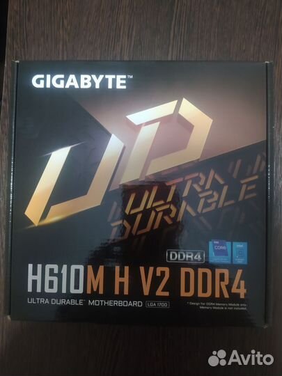 Gigabyte H610M H V2, сокет 1700, новая, гарантия