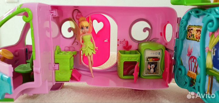 Игровой набор машинка домик фея Динь Динь