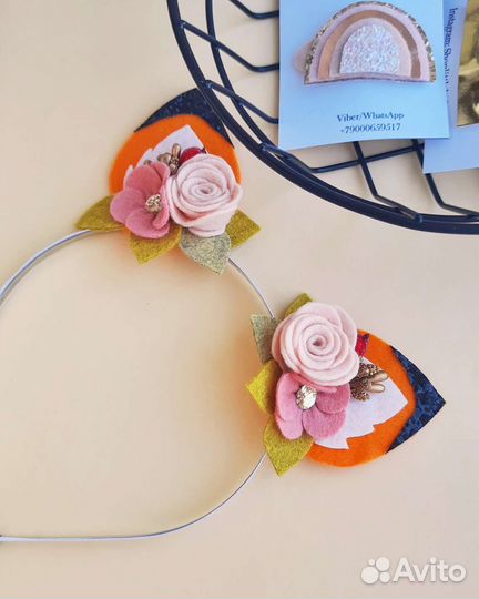 Ушки лисички ободок