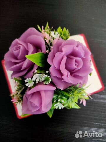 Букет из мыльных цветов