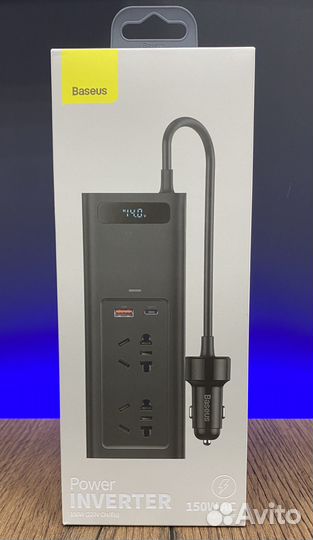 Автомобильный инвертор Baseus In-car Inverter 150W