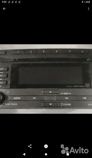 Автомузыка. Магнитола Субару Кларион