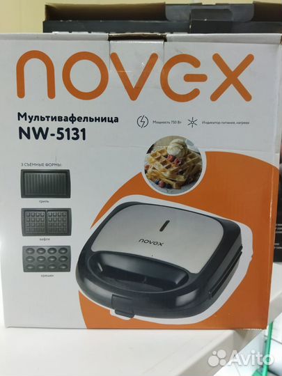 Мультивафельница Novex NW-5131