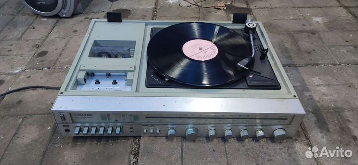 Дека кассета пластинка радио silver ss3850