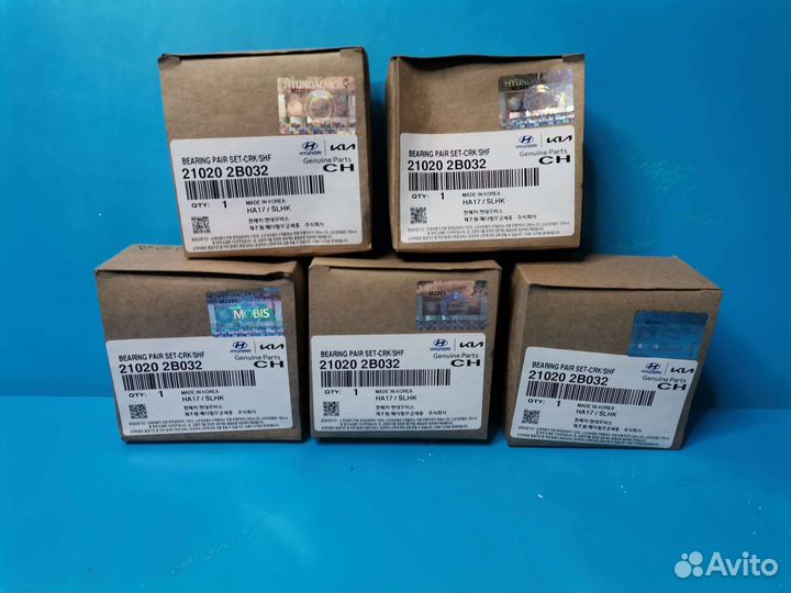 Вкладыши для G4FC, FA, FD 23062B012 210202B020