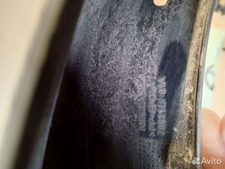 Брызговик задний левый Nissan Qashqai J10