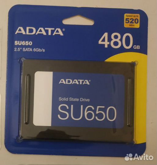 SSD 480GB Adata SU650 2.5