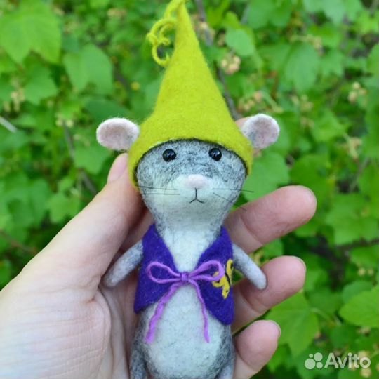 Валяные игрушки мышки