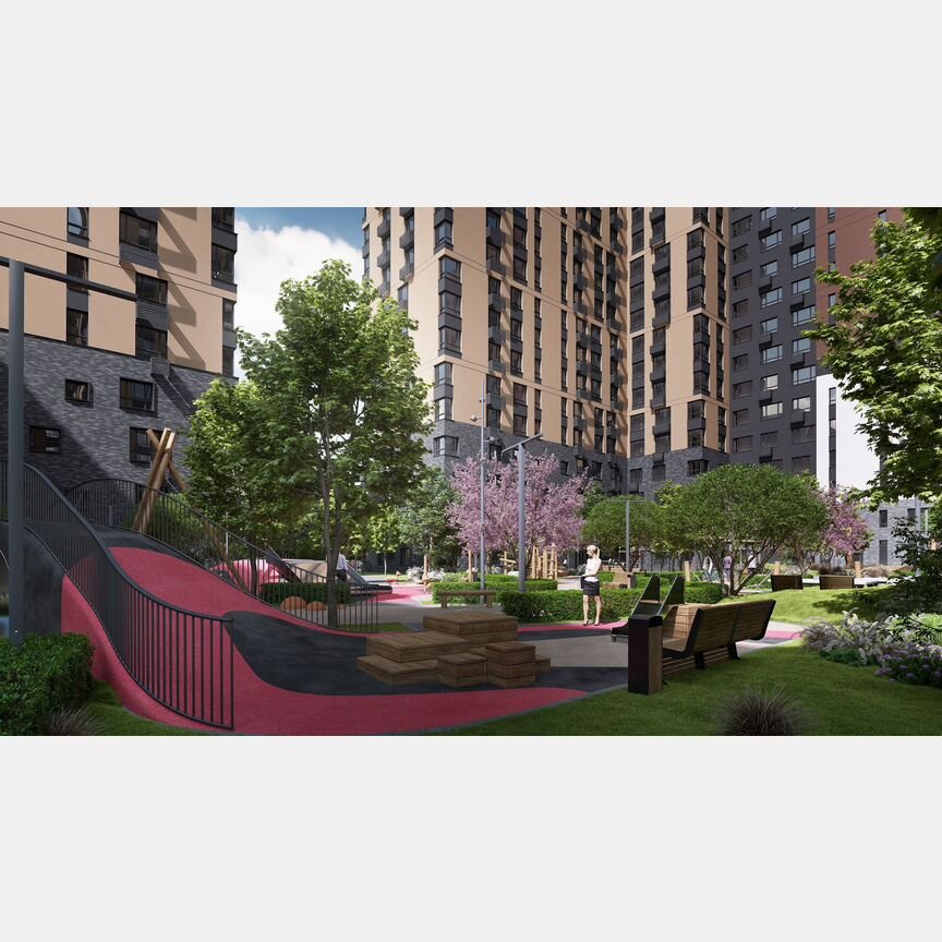 1-к. квартира, 38,2 м², 6/17 эт.