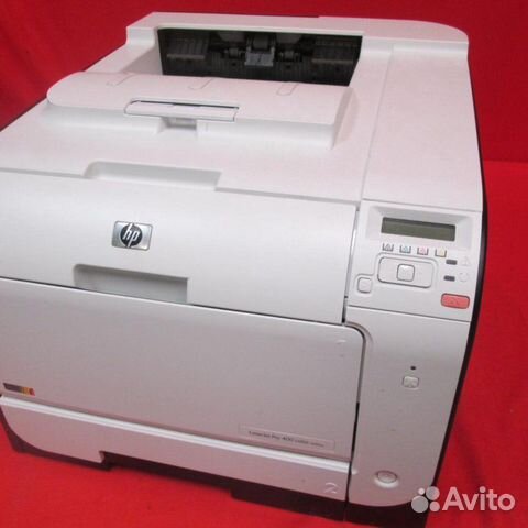 Цвет лазер принтер HP451dn+заправленные картриджи