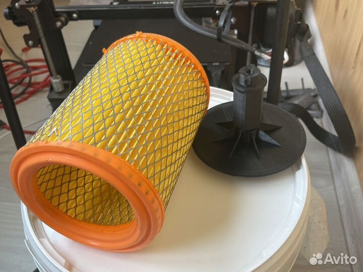 Адаптер (переходник) для Karcher WD3 (с фильтром)