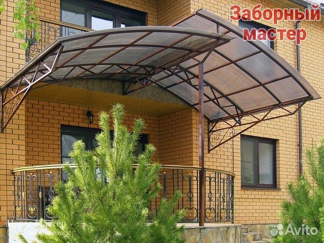 Навесы из поликарбоната 3х5