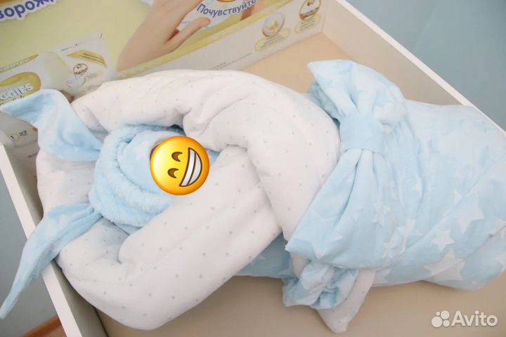 Конверт на выписку зима / весна в полном комплекте