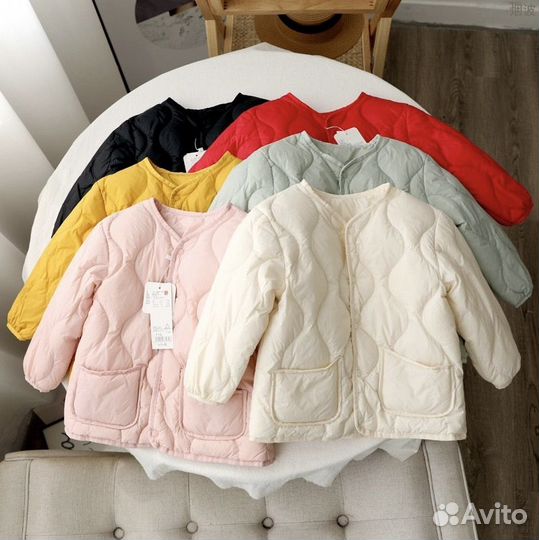 Куртка для девочки натуральный пух 110-140
