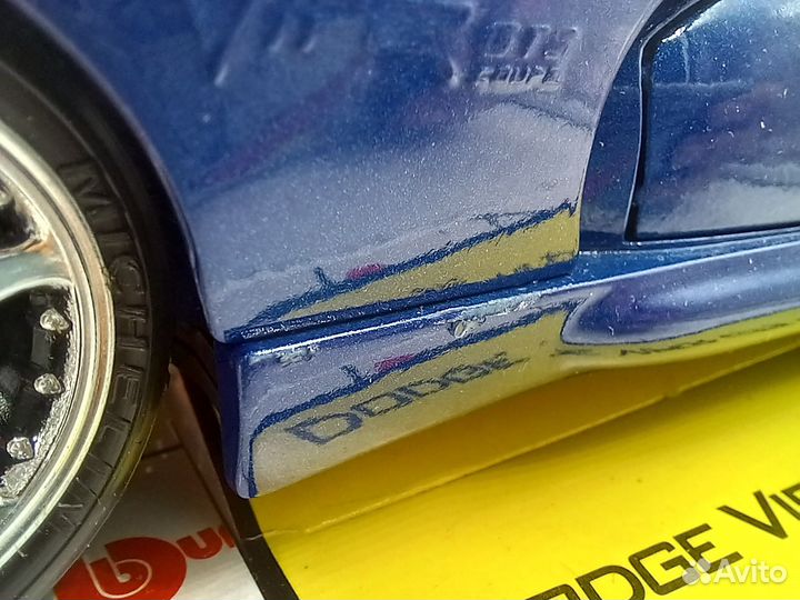 Модели Dodge Viper 1/18 Bburago