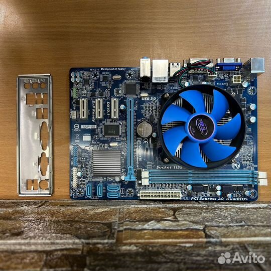 Комплект Gigabyte GA-H61MA-D2V+I5-2300+Кулер