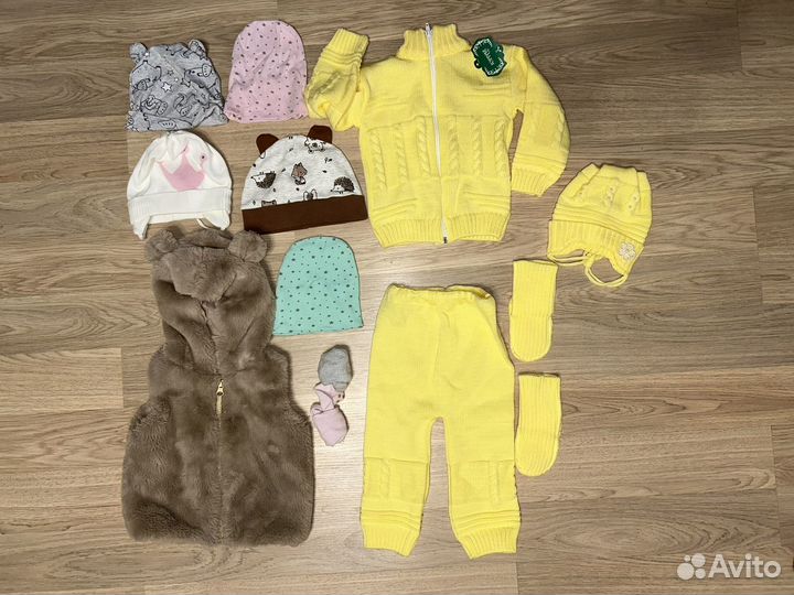 Одежда пакетом для девочки 74