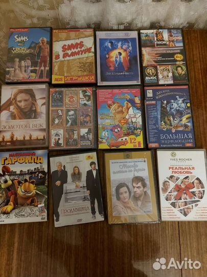 Видео кассеты и dvd диски. Новые и б/у