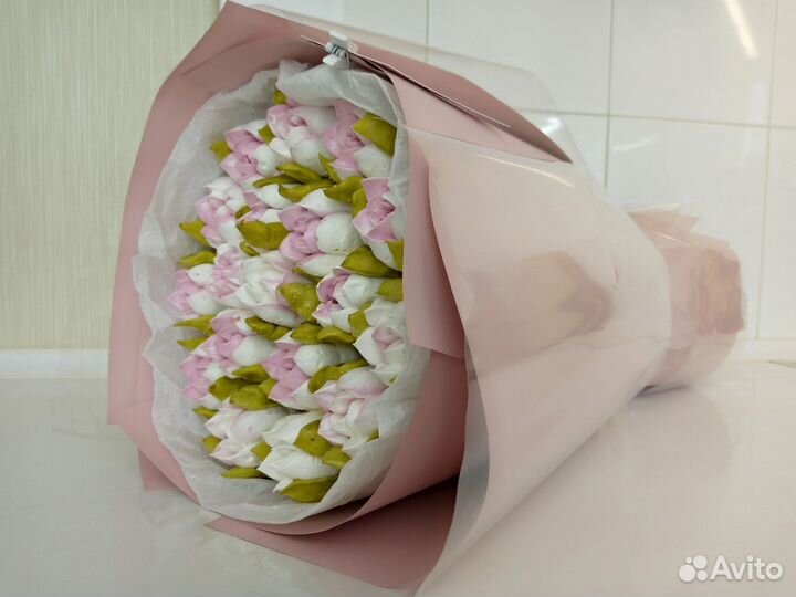 Зефирные тюльпаны