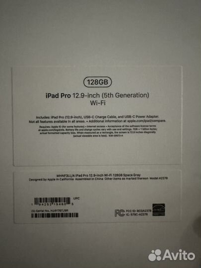 iPad PRO 12.9 (5 поколения) 128гб