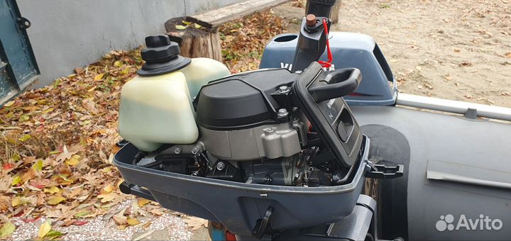 Двигатель ямаха и лодка рафер 270