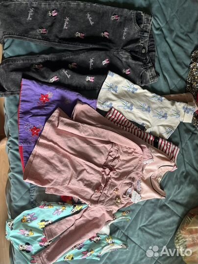 Пакет вещей на девочку 116-120.mango, hm, zara